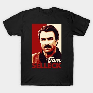 Tom Selleck Pop Art Style T-Shirt